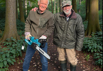Hans Dorrestijn en Rob Chrispijn gaan de natuur in. Dorrestijn en Chrispijn
