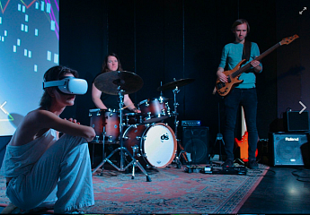 Zettai Virtual Reality en live muziek Zettai